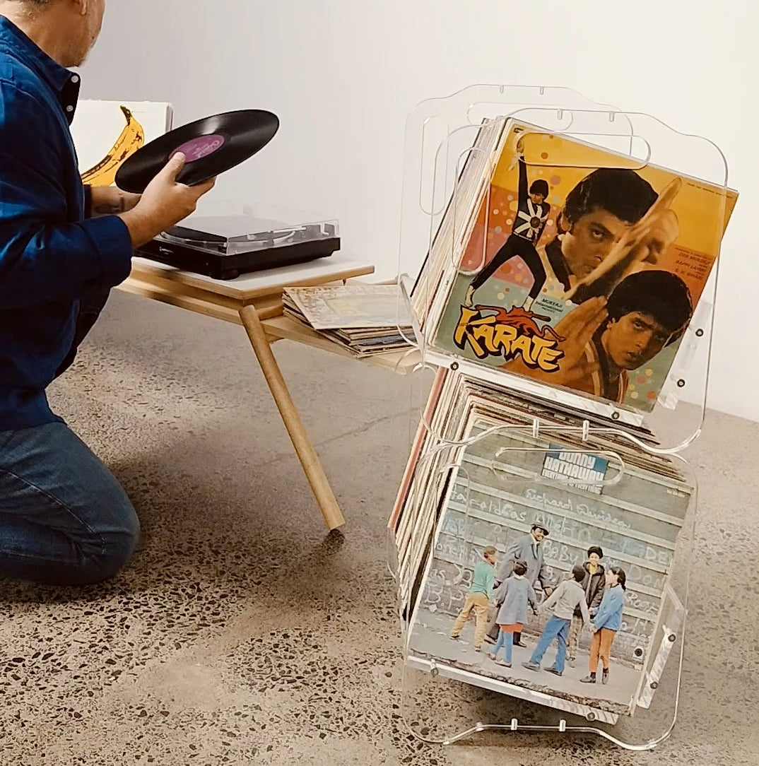 Acrylic Vinyl Record Shelf