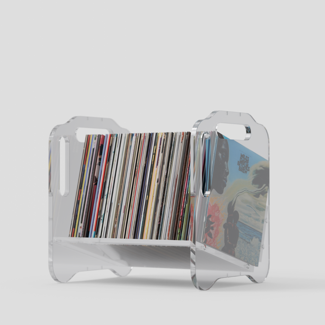 Acrylic Shelf For Vinyl Records